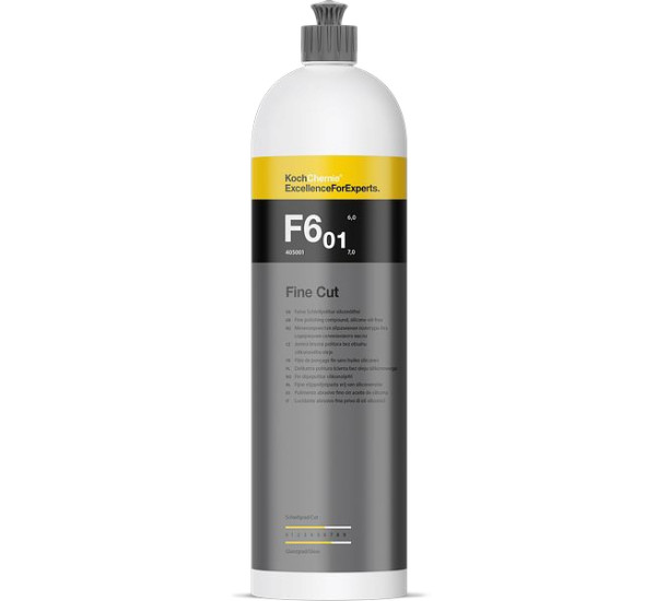 Антиголограммный полировальный воск KochChemie Fine Cut F6.01 | Бутылка 1 л