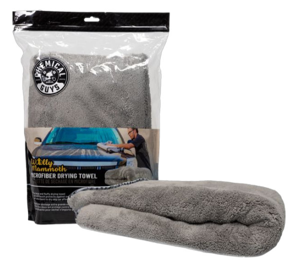 Микрофибровое полотенце из шерсти Woolly Mammoth | Chemical Guys | 64 x 91 см &mdash; Серый