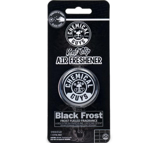 Ароматизатор-клипса для дефлектора | Chemical Guys Black Frost | Черный мороз