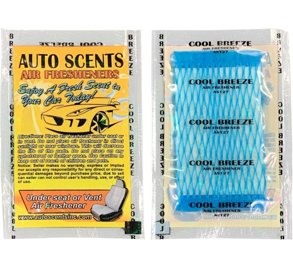 Ароматизатор в подушечке | Auto Scents Cool Breeze | Свежий бриз