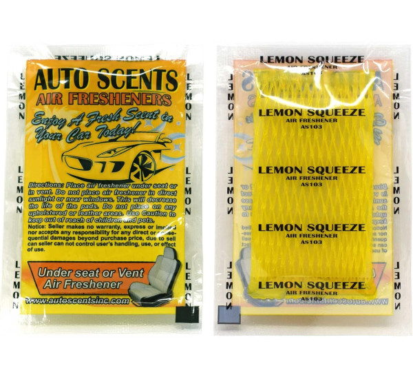 Ароматизатор у подушечці | Auto Scents Lemon Squeeze | Лимон