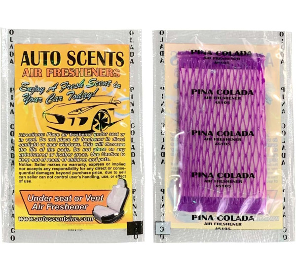 Ароматизатор в подушечке | Auto Scents Pina Colada | Пина колада