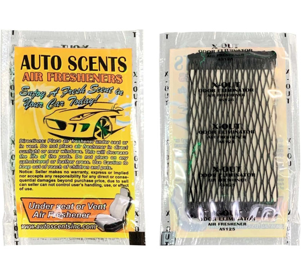 Ароматизатор в подушечке | Auto Scents X-Out | Цитрусовая свежесть
