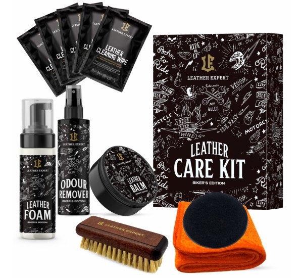 Набір для догляду за шкірою мотоцикла | Leather Expert Care Kit Biker's Edition