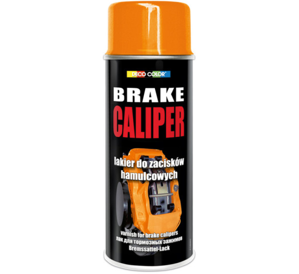Краска для тормозных суппортов | Deco Color Brake Caliper | аэрозоль 400 мл &mdash; Оранжевый