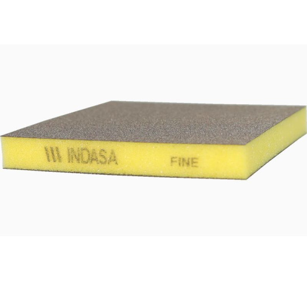 Шліфувальна губка двостороння | Indasa Sponge Auto | 98 x 120 x 13 мм — P240/320