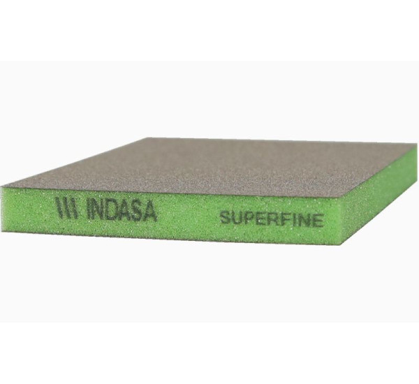 Шліфувальна губка двостороння | Indasa Sponge Auto | 98 x 120 x 13 мм — P500/600