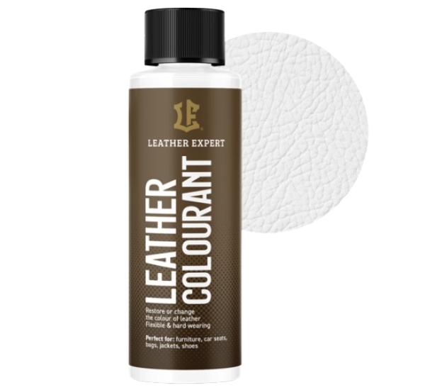 Фарба для натуральної та штучної шкіри | Leather Expert Colourant | На розлив 50 г | 002 White