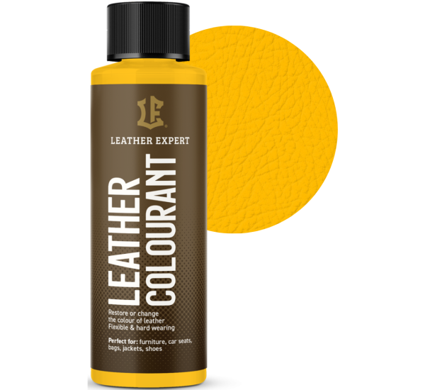 Фарба для шкіри | Leather Expert Colourant | На розлив 50 г — 020 Golden Yellow