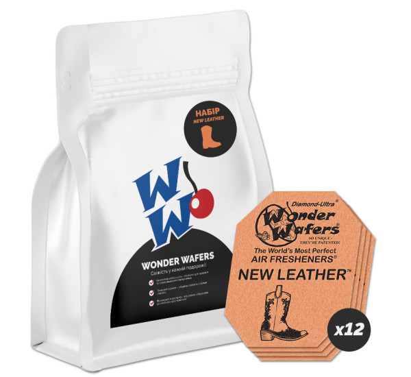 набор ароматизаторов в пластинах | Wonder Wafers Новая кожа | 12 шт.