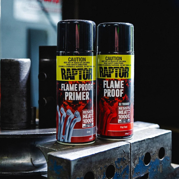 Лак повышенной прочности огнестойкий | RAPTOR Flameproof | Аэрозоль 361 мл