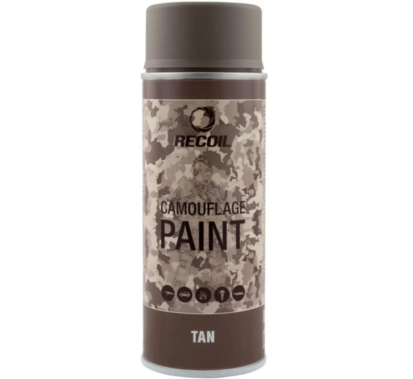 Фарба камуфляжна | Recoil Camouflage Paint | Аерозоль 400 мл — Тан