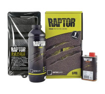 Захисне покриття підвищеної міцності + валик | RAPTOR King of Tough | Комплект 1 л | Під колір