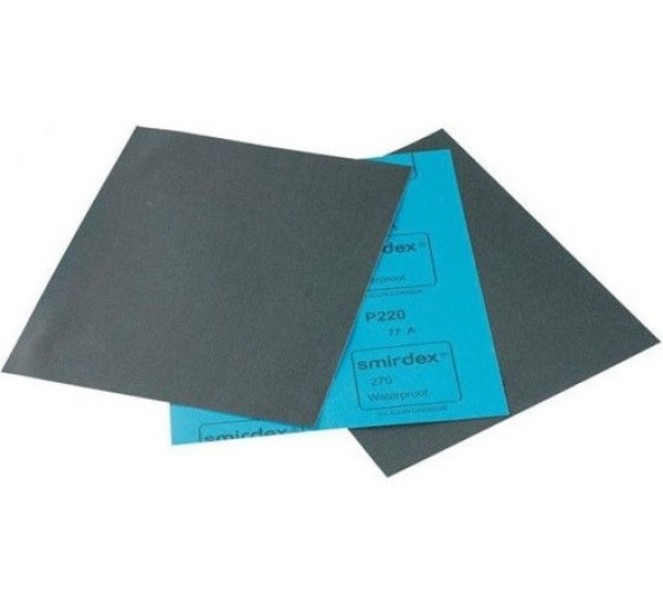 Папір шліфувальний водостійкий Smirdex WaterpRoof Abrasive Paper 270, 230 x 280 мм P4000