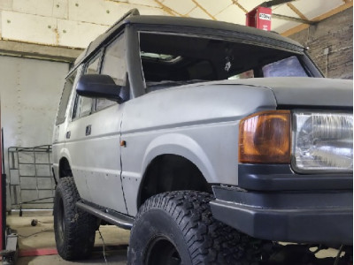 Land Rover Discovery в цвете RAL 7003 Серый Мох (Moss Grey)