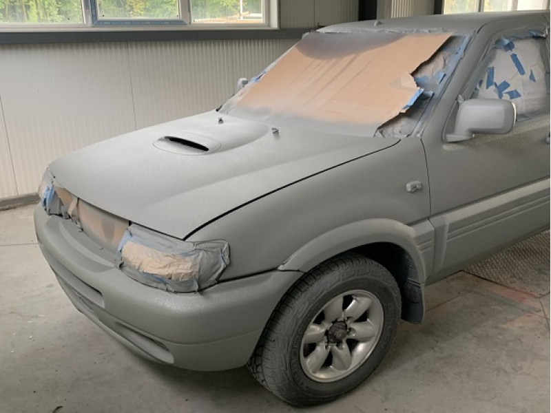 Toyota RAV4 у покритті RAPTOR у кольорі RAL 7005 (Мишино-сірий)