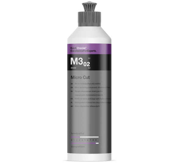Антиголограммный полировальный крем | KochChemie Micro Cut M3.02 | Бутылка 250 мл