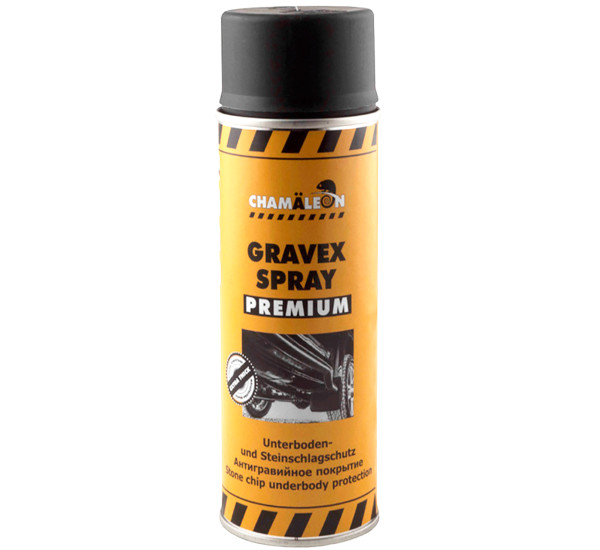 Антигравийное покрытие | Chamaeleon Gravex Spray Premium | Аэрозоль 500 мл — Черный