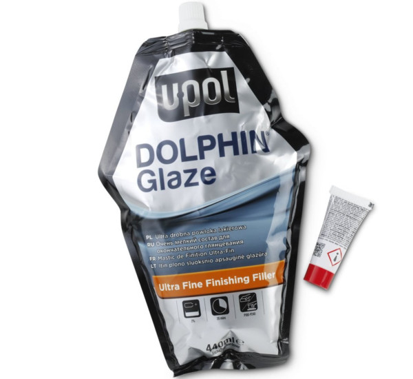 Финишная шпаклевка жидкая | U-Pol Dolphin Glaze | Пакет 440 мл