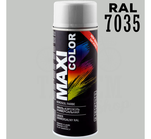 Краска универсальная | Maxi Color | Аэрозоль 400 мл &mdash; RAL 7035 Светло-серый