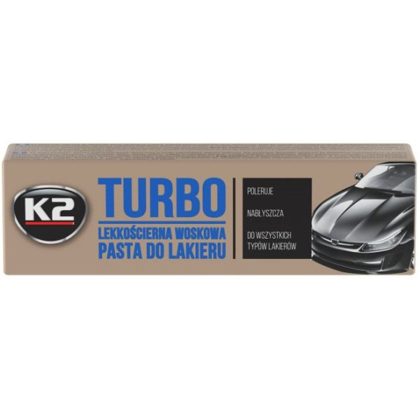 Полироль для кузова с воском | K2 Turbo | Тюбик 120 г