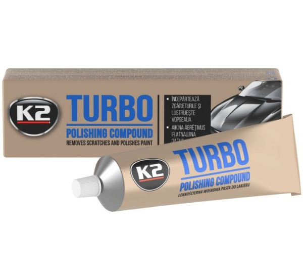 Полироль для кузова с воском | K2 Turbo | Тюбик 120 г
