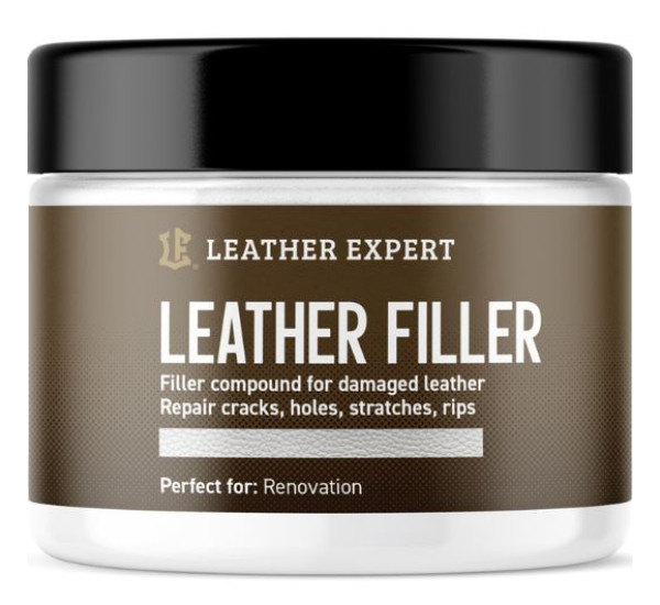 Шпаклівка для шкіри | Leather Expert Filler| Баночка 25 мл — Білий