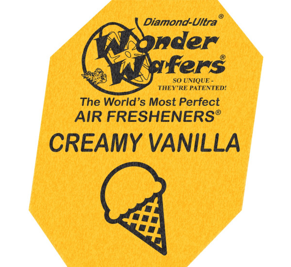 Ароматизатор в пластинке | Wonder Wafers Creamy Vanilla | Ваниль