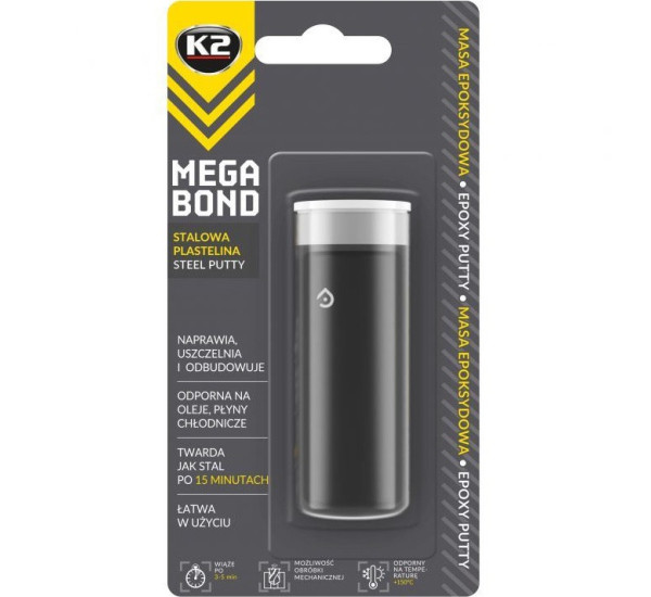 Холодная сварка для металла | K2 Mega Bond | Банка 40 г