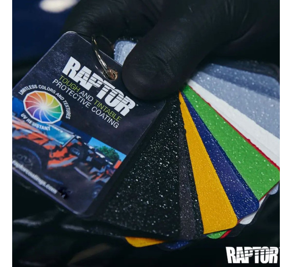 Набор образцов защитного покрытия повышенной прочности | RAPTOR King of Tough