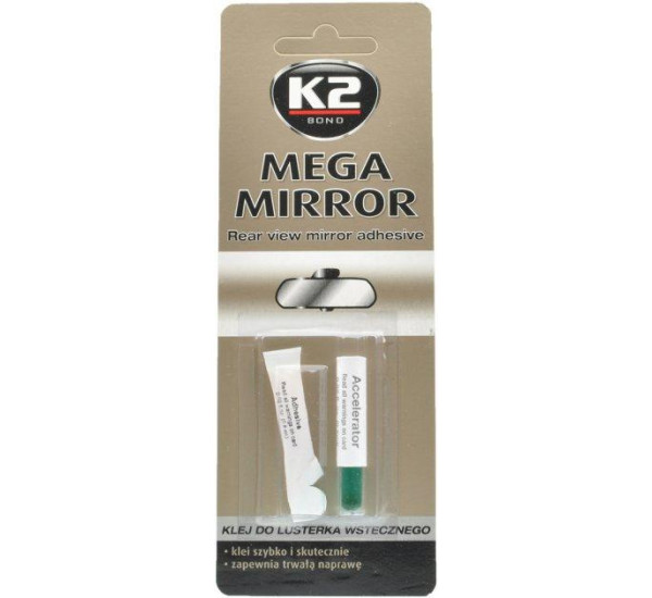 Клей для монтажа зеркал заднего вида | K2 Mega Mirror | Тюбик 0,6 мл