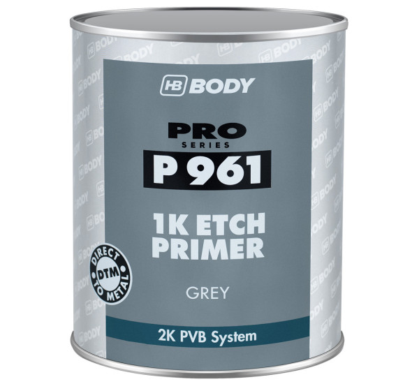 Грунт для металла кислотный BODY P961 1K Etch Primer | Банка 1 л