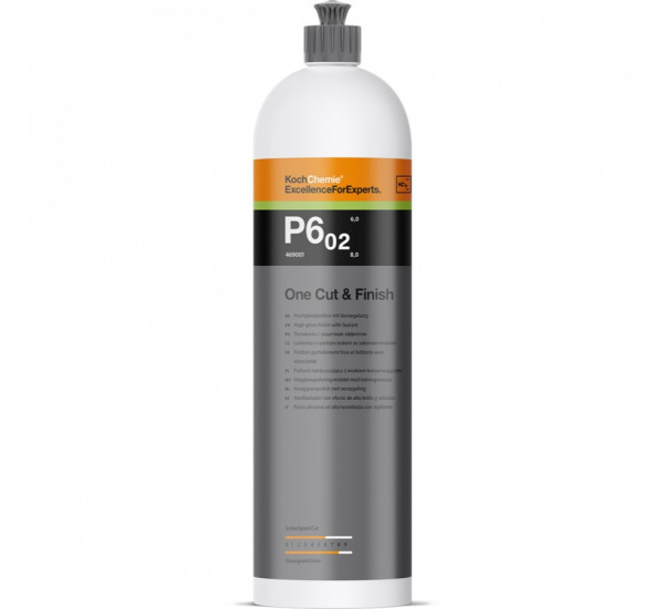 Паста для полировки с защитным эффектом | KochChemie One Cut & Finish P6.02 | Бутылка 250 мл