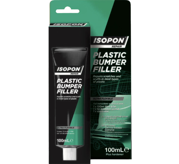 Шпаклевка для пластика | Isopon Plastic Bumper Filler | Тюбик 100 мл