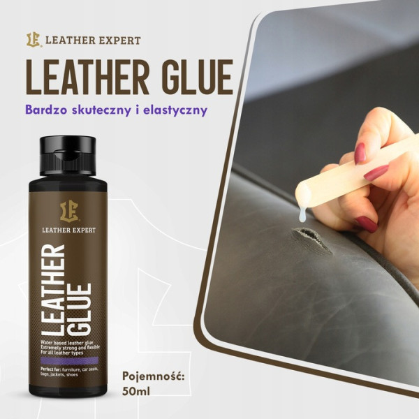 Клей для шкіри | Leather Expert Glue| Пляшка 50 мл