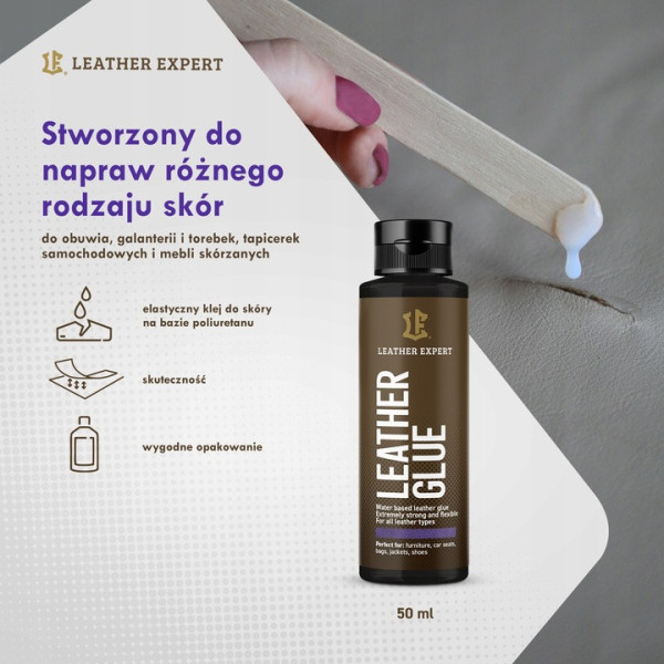 Клей для шкіри | Leather Expert Glue| Пляшка 50 мл
