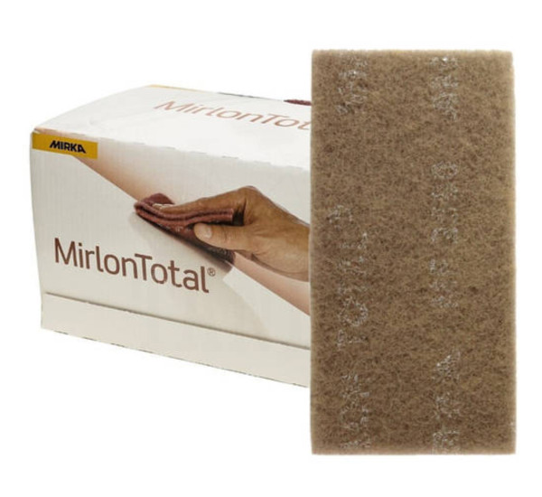 Шлифовальный лист (скотч-брайт) | Mirka Mirlon Total MF | 115 x 230 мм &mdash; P2500 Бежевый