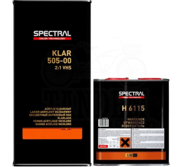Глянцевый акриловый лак | Spectral Klar 505-00 VHS | Комплект 7,5 л