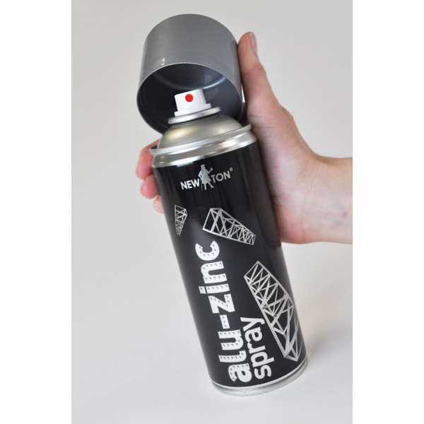 Грунт с цинком и алюминием | NewTon Alu-Zinc Spray | Аэрозоль 400 мл