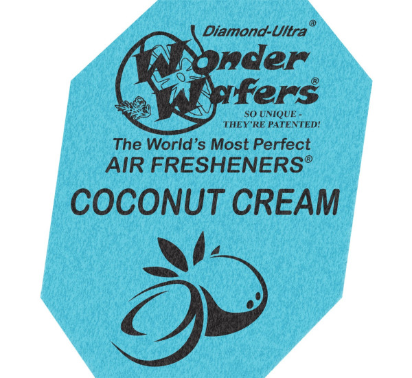Ароматизатор в пластинке | Wonder Wafers Coconut Cream | Кокосовый крем