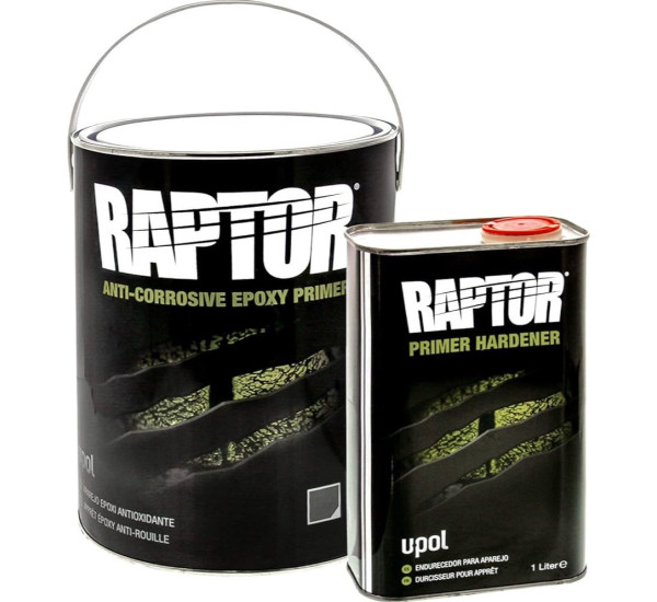 Грунт эпоксидный | RAPTOR Epoxy Primer | Комплект 5 л &mdash; Серый