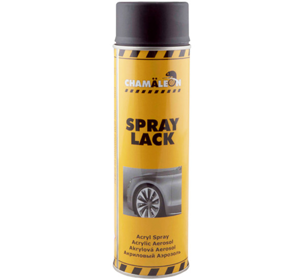Краска акриловая | Chamaeleon Spray Lack | Аэрозоль 500 мл &mdash; Чёрный мат