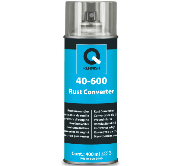 Грунт-преобразователь ржавчины | Q-Refinish 40-600 | Аэрозоль 400 мл &mdash; Прозрачный