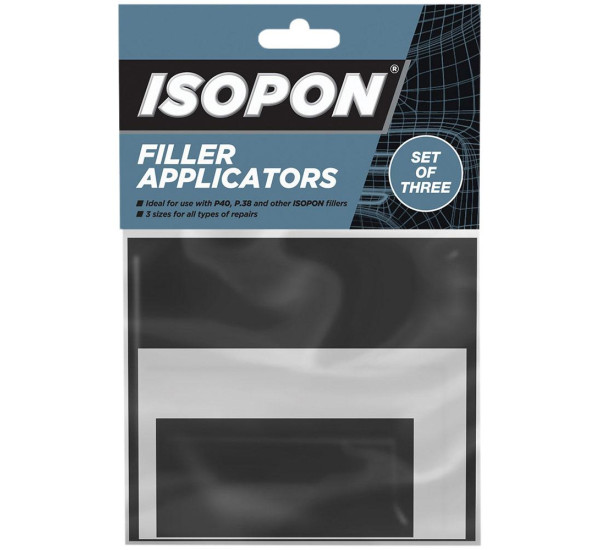 Шпатели пластиковые | Isopon Filler Aplicators | 3 шт.