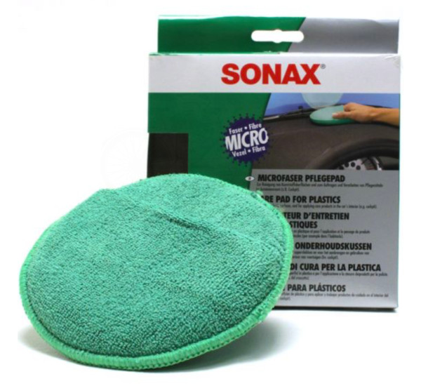 Микрофибровый подушечка для ухода за кожей и пластиком Sonax