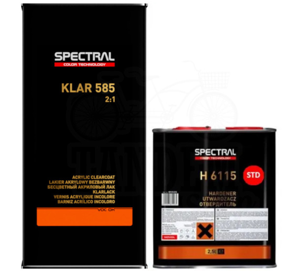 Акриловый лак | Spectral Klar 585 VHS | Набор 7,5 л