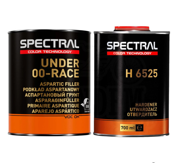 Грунтозаполнитель аспартановый | Spectral Under 00-RACE | Комплект 1,4 л &mdash; Серый