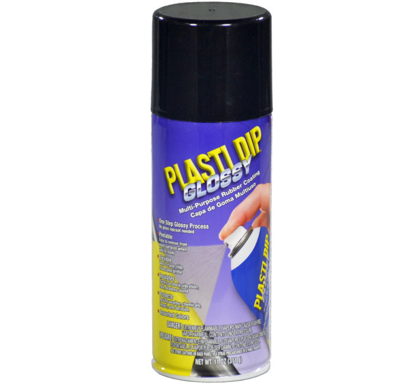 Жидкая резина | Plasti Dip Glossy | Аэрозоль 400 мл &mdash; Черный глянец