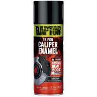Эмаль для тормозных суппортов RAPTOR Caliper Enamel - аэрозоль 365 мл, черный полумат