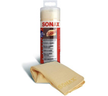 Салфетка из синтетической замши в тубе | Sonax Autopflegetuch Plus | 43 x 32 см